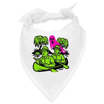 Spuk im Urwald - Bandana - Weiß - Vorne