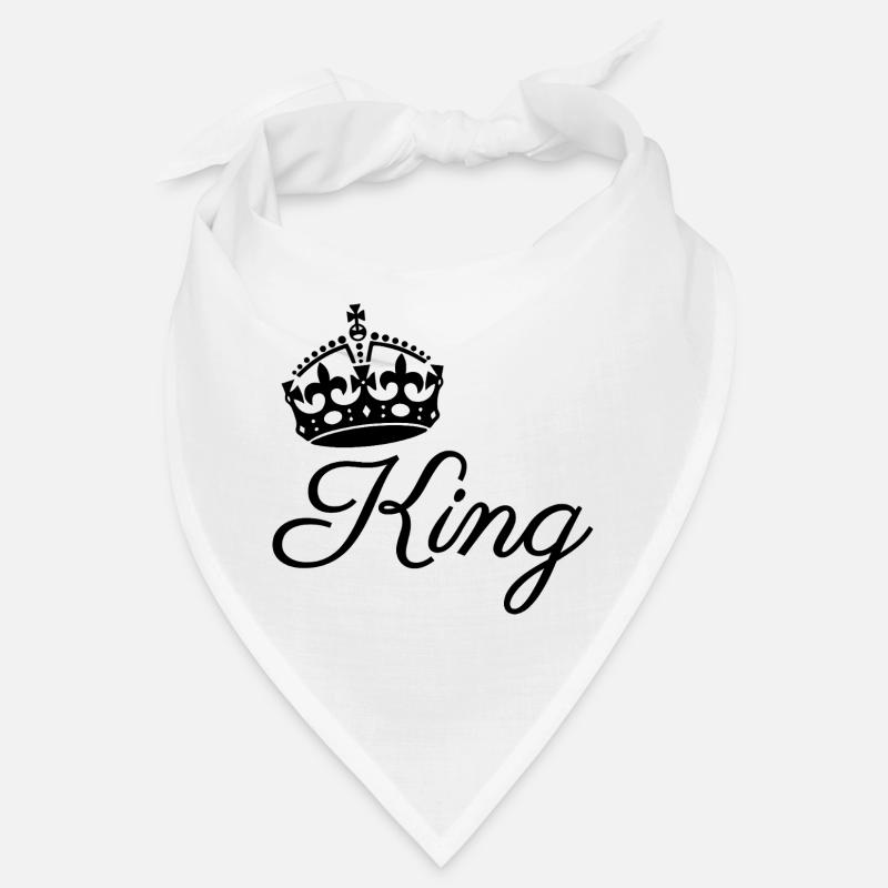 Royal Crown with King Text Design Bandana