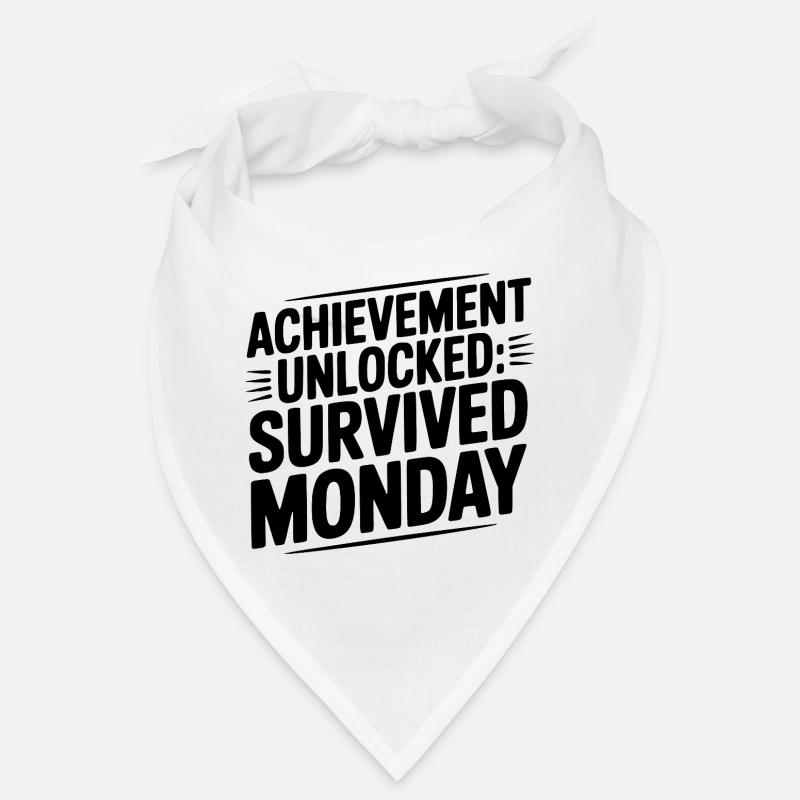 Achievement Unlocked Survived Monday Bandana
