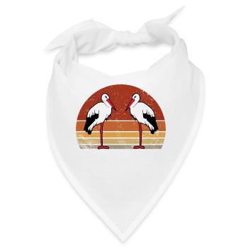 ADLER VIntage Retro - Bandana - Weiß - Vorne