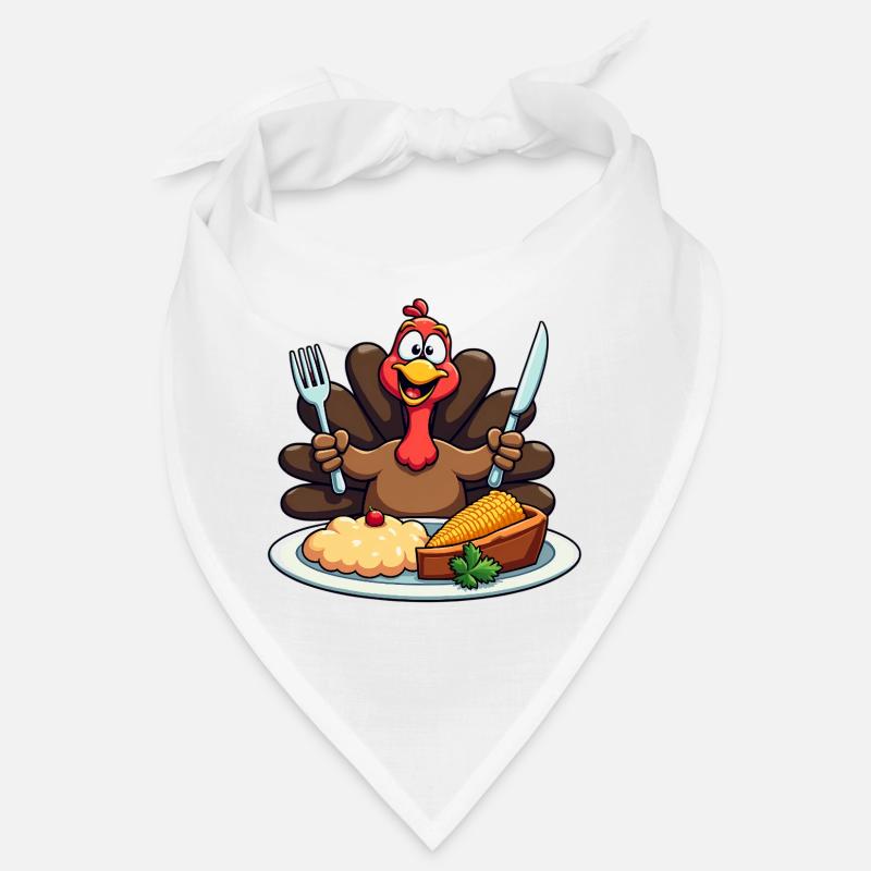 Thanksgiving Drôle Dinde de Thanksgiving Bandana