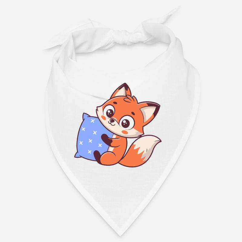 Cuddly Fox and Blue Star Bandana