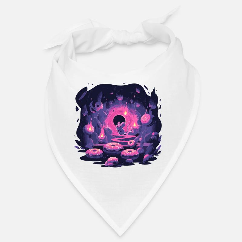 Grotte de souris néon avec beignets Bandana