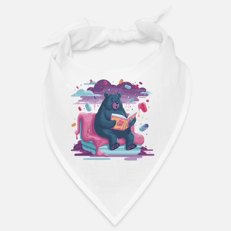 Reading Bear in Candy Dream Bandana
