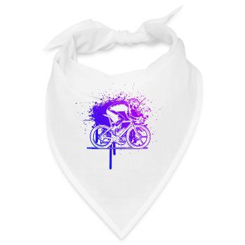 Roadbike Stil für jeden Anlass - Bandana - Weiß - Vorne
