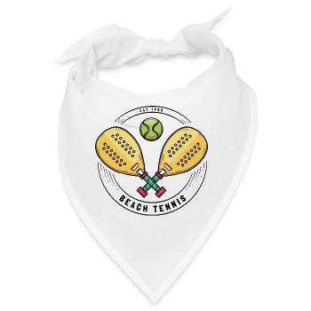 Ich kann kein Padel haben - Bandana - Weiß - Vorne