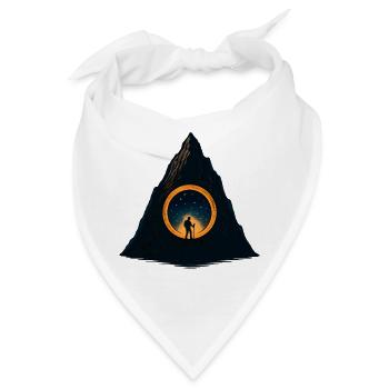 Sternenpfad am Bergkegel Portal - Bandana - Weiß - Vorne