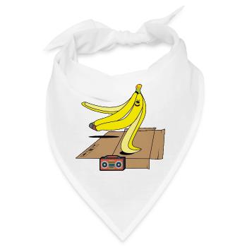 Banana Boombox Boogie - Bandana - Weiß - Vorne