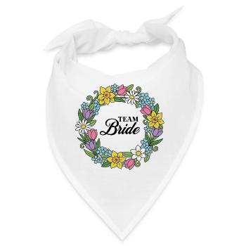 Team Bride für Verlobung - Bandana - Weiß - Vorne