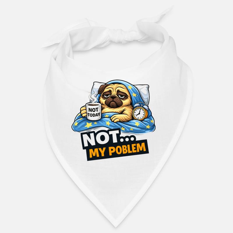 Nicht heute Pug Cozy-Meme Bandana