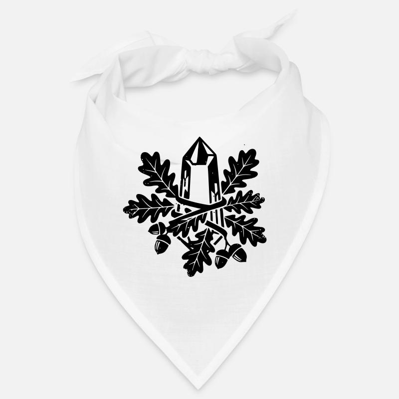Kristall Eichenblatt Magie Wald Bandana