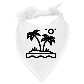Strand - Bandana - Weiß - Vorne