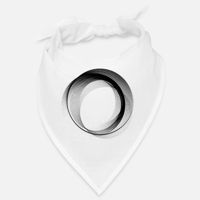 abstract circular shape Bandana
