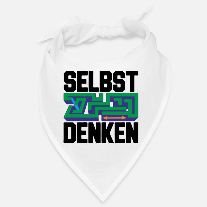 Selbst denken = Eigenständigkeit Bandana