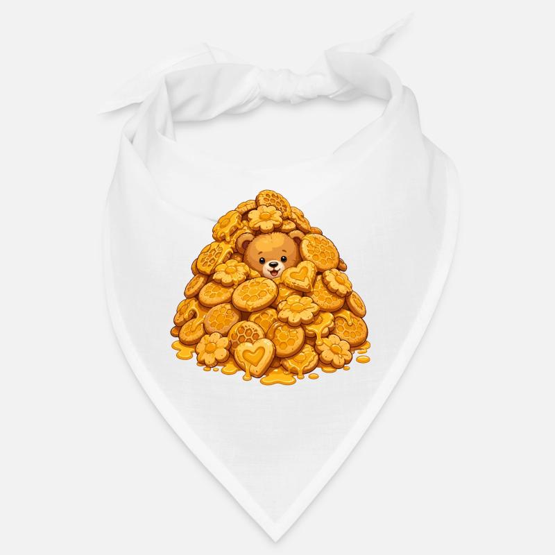 Camp des Ours Biscuits Or Bandana