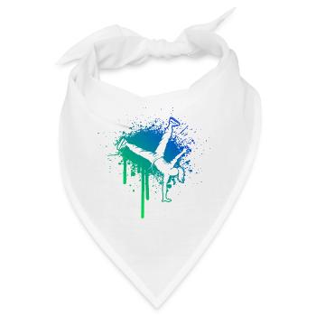 Hip-Hop-Tanz Geschenkidee für die Hip-Hop-Tänzerin - Bandana - Weiß - Vorne