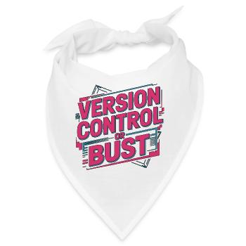 Mobile App Developer Version Control Mobile Coding - Bandana - Weiß - Vorne