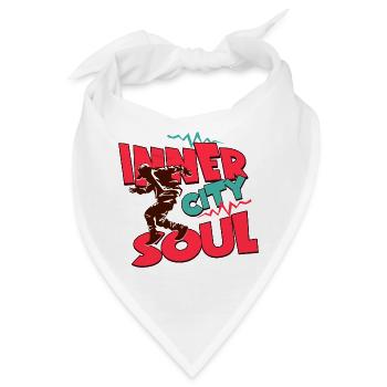 Inner City Soul – Straßenkultur Grafikdesign - Bandana - Weiß - Vorne