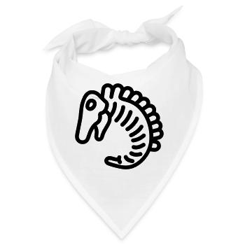 Fossil - Bandana - Weiß - Vorne