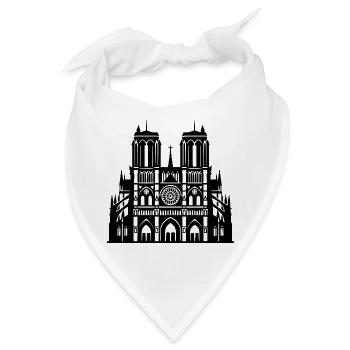 Notre-Dame de Paris  - Bandana - Weiß - Vorne