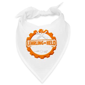 Lehrlinge sind Helden in Ausbildung - Bandana - Weiß - Vorne