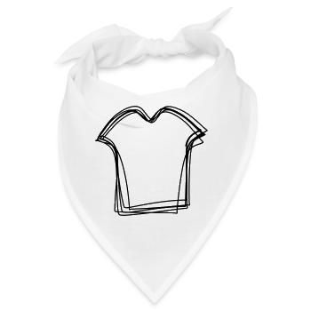 Trikot handgezeichnet - Bandana - Weiß - Vorne