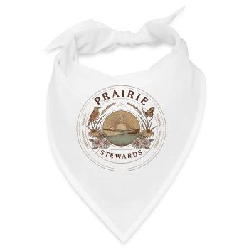 Prairie Stewards Native Prairie - Bandana - Weiß - Vorne