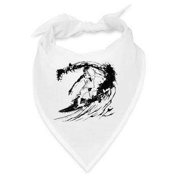 Surfer - Bandana - Weiß - Vorne