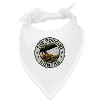 Porcini-Jägerabzeichen - Bandana - Weiß - Vorne