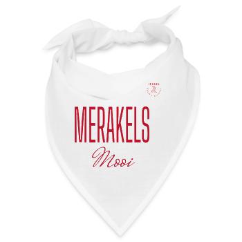 Merakels schön – Twente- und Sallands-Dialekt - Bandana - Weiß - Vorne