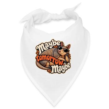 Gürteltier - Bandana - Weiß - Vorne