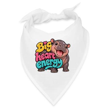 Zwergflusspferd - Bandana - Weiß - Vorne