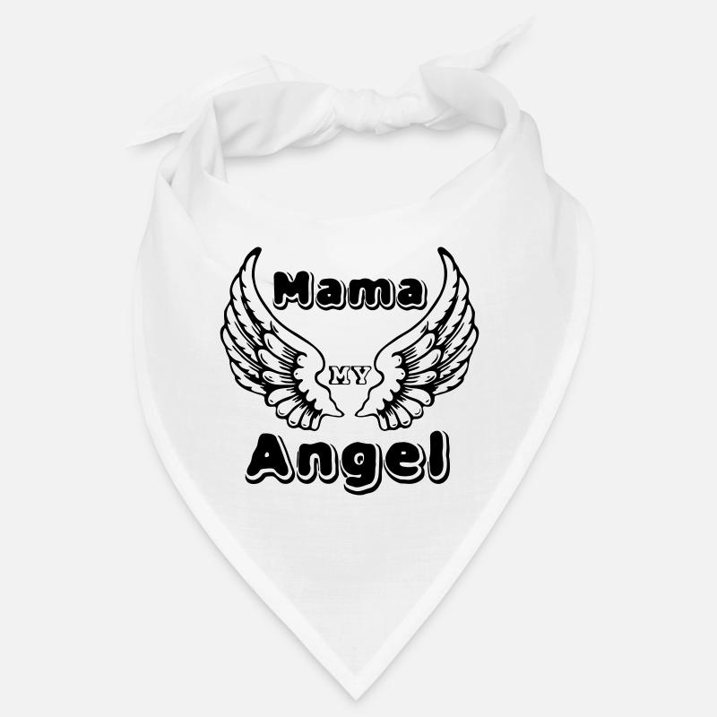 Mama Angel Mutter Muttertag Liebe Geschenk - Bandana - Weiß