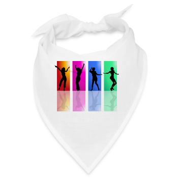 Dance - Bandana - Weiß - Vorne