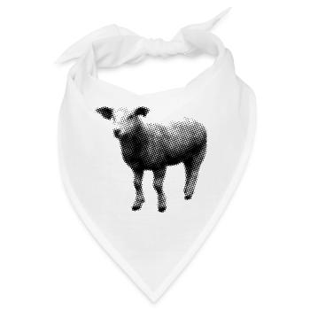 Lamm - Bandana - Weiß - Vorne