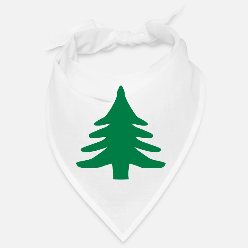 Christmas tree - Bandana - white