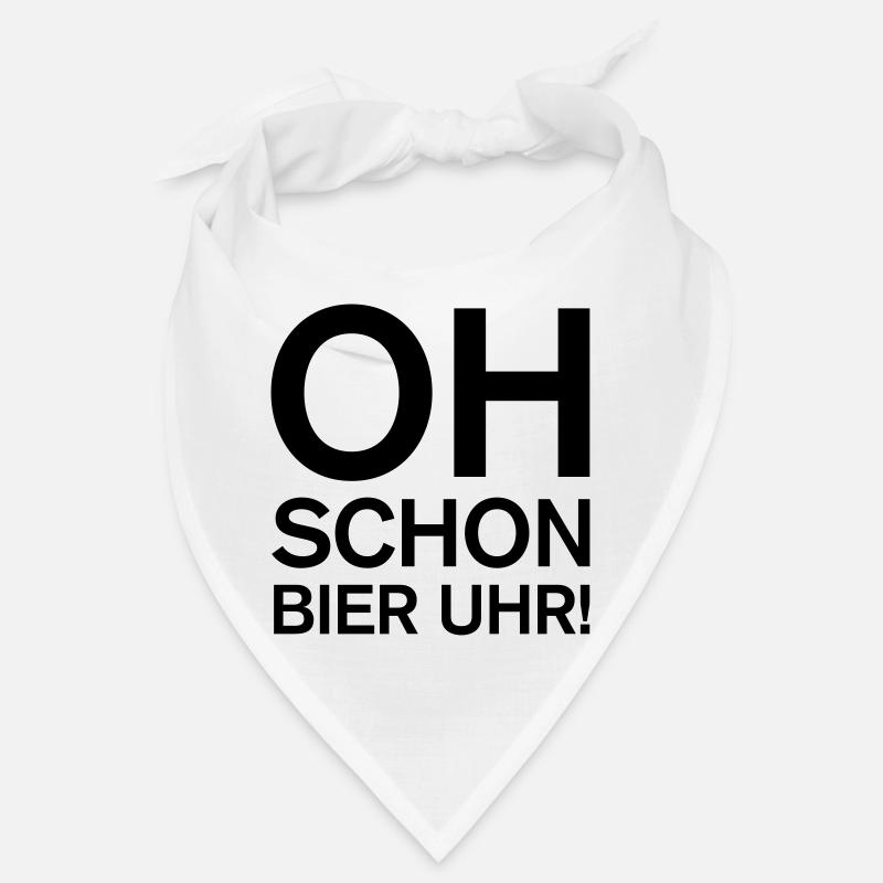 schon Bier Uhr Feierabend Bierdurst löschen Kneipe Bandana