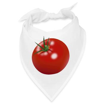 tomaten tomato tomatoes veggie gemuese vegetables6 - Bandana - Weiß - Vorne