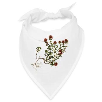 kraeuter rosmarin petersilie thymian dill oregano - Bandana - Weiß - Vorne