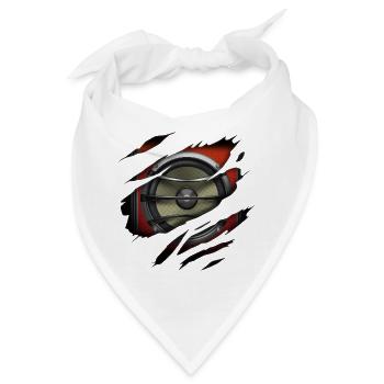 Lautsprecher 2 in mir - Bandana - Weiß - Vorne