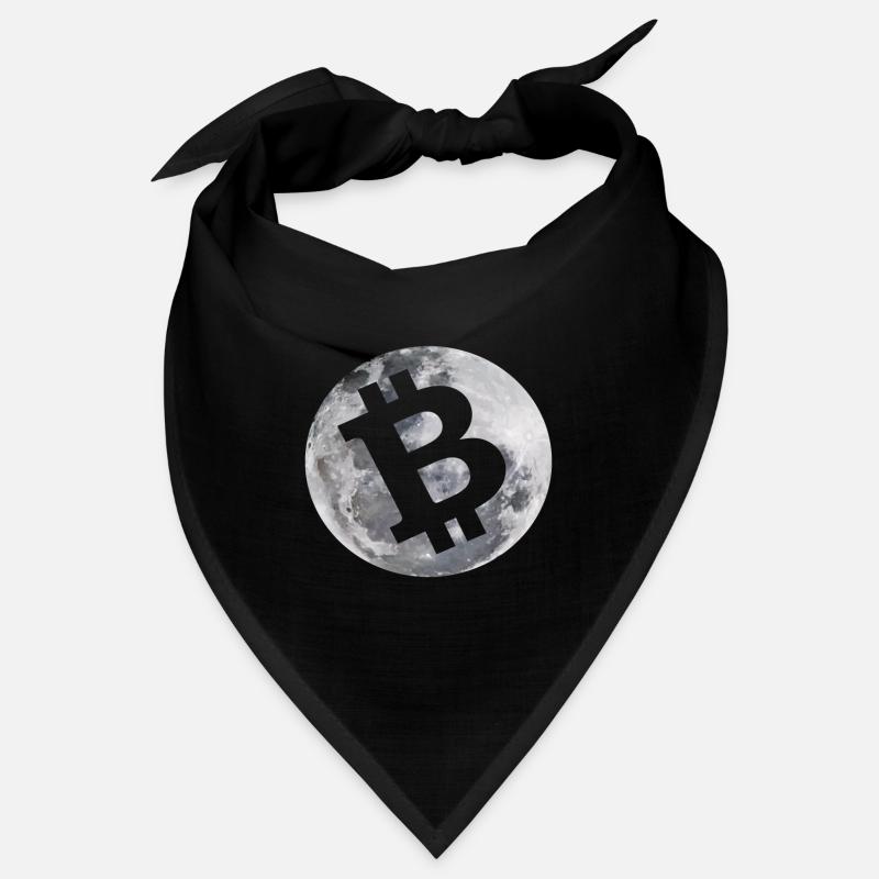 Bitcoin to the moon / Kryptowährung / Geschenkidee Bandana
