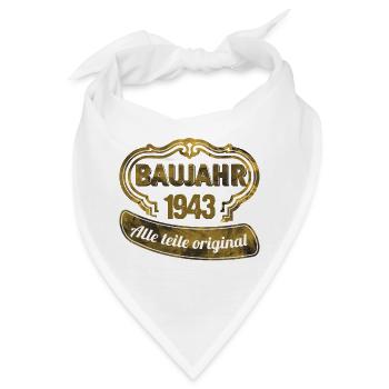 1943 Baujahr Alle Teile Orginal - Bandana - Weiß - Vorne