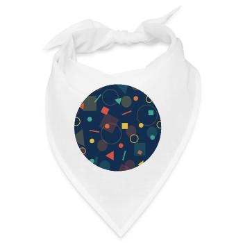 Muster für ÖPNV Sitze - Bandana - Weiß - Vorne