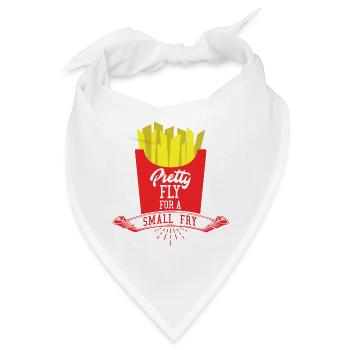 Pommes Pretty Fly - Bandana - Weiß - Vorne