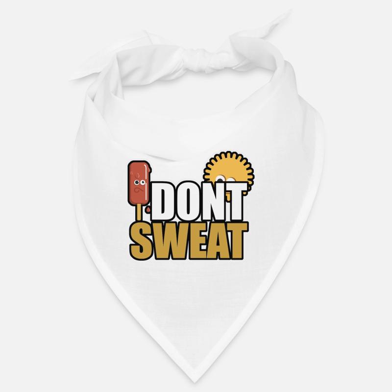 I dont Sweat - Bandana - Weiß