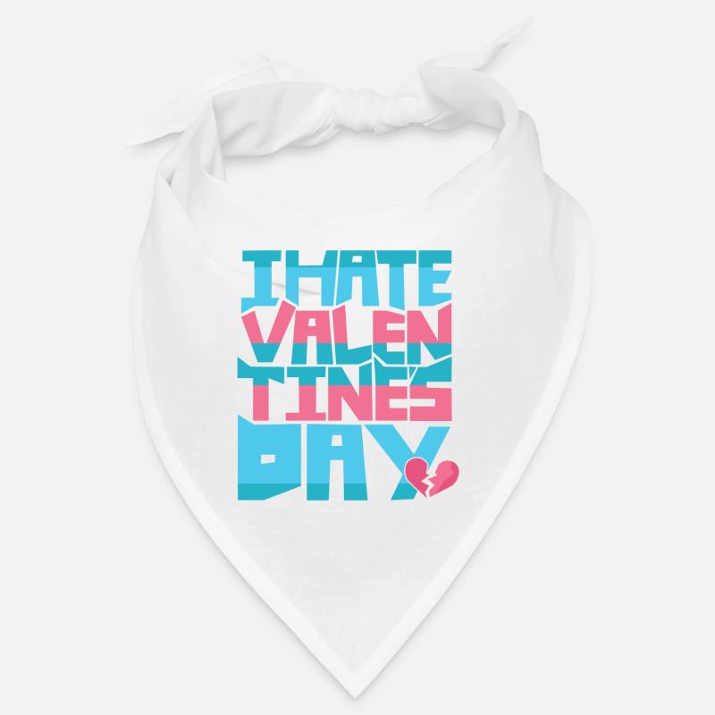 je déteste Saint Valentin Bandana
