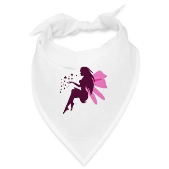 violet fairy 2 - Bandana - Weiß - Vorne