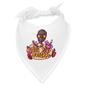 Pick your poison - Bandana - Weiß - Vorne