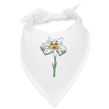 Edelweiss - Bandana - Weiß - Vorne