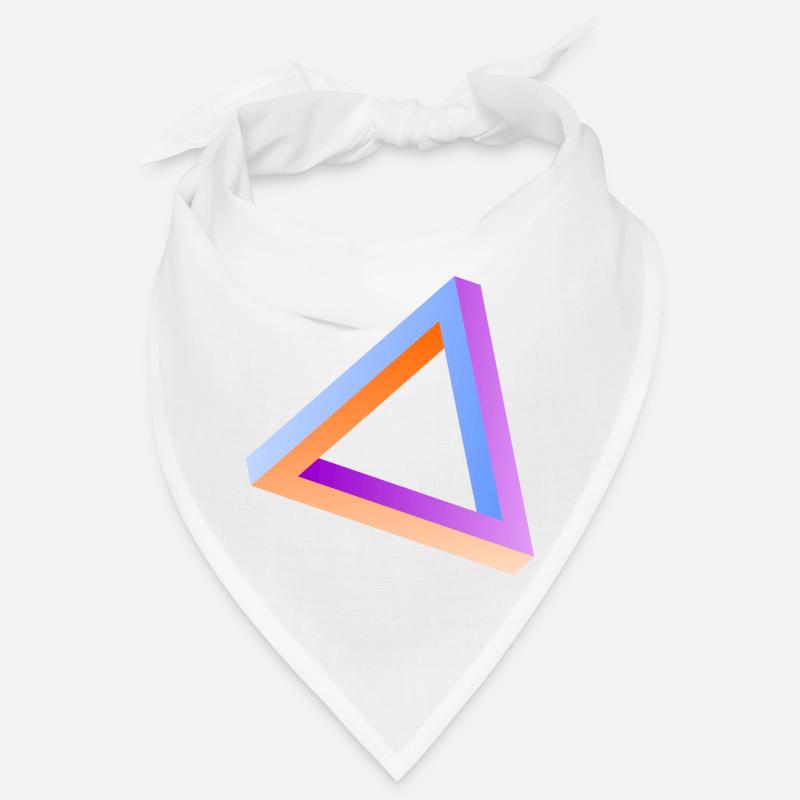 Illusion d'optique triangle impossible Bandana